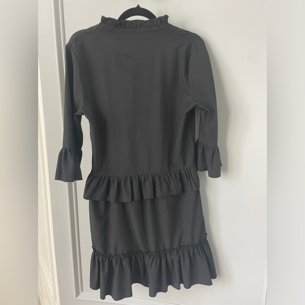 Black Ruffle Dress - Picture 2 of 2